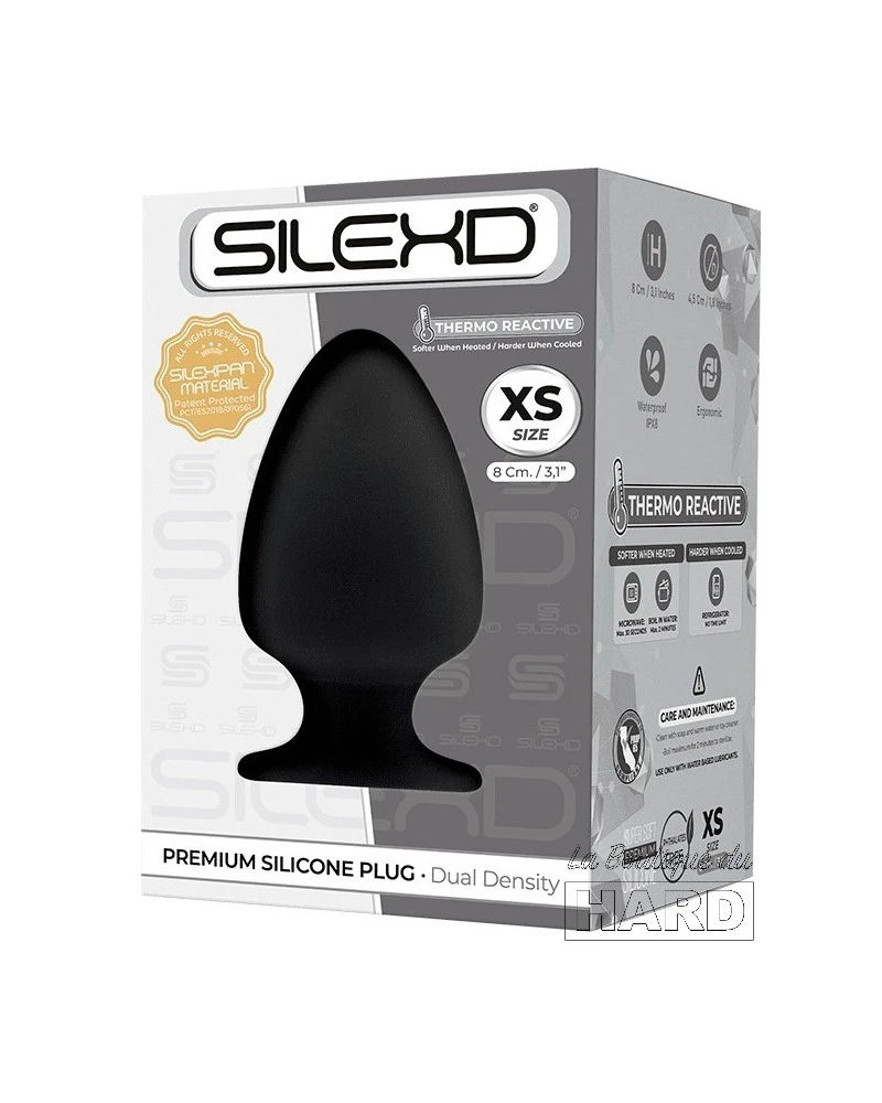 Plug Silexd Modèle 1 - XS - 7.5 X 4.5cm Noir 4 Plug Silexd Modèle 1 - XS - 7.5 X 4.5cm Noir – Image 2