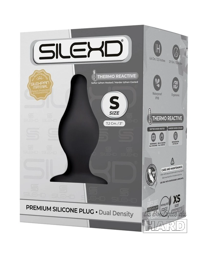 Plug Silexd Modèle 2 - S - 7 X 3.4cm Noir 4 Plug Silexd Modèle 2 - S - 7 X 3.4cm Noir – Image 2