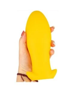 Plug Silicone Saurus Egg XXL 18.5 X 8.5cm Jaune -Magasin De Jouets Sexuels plug silicone saurus egg xxl 185 x 85cm jaune 2