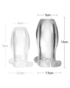 Plug Tunnel Anal Nymbus Transparent 8.5 X 4.7cm -Magasin De Jouets Sexuels plug tunnel anal nymbus transparent 85 x 47cm 5