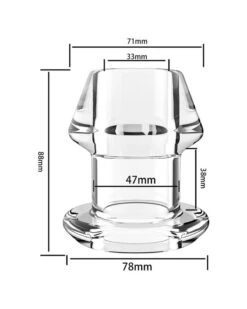 Plug Tunnel Avec Bouchon Inpull XL 7.5 X 7cm
