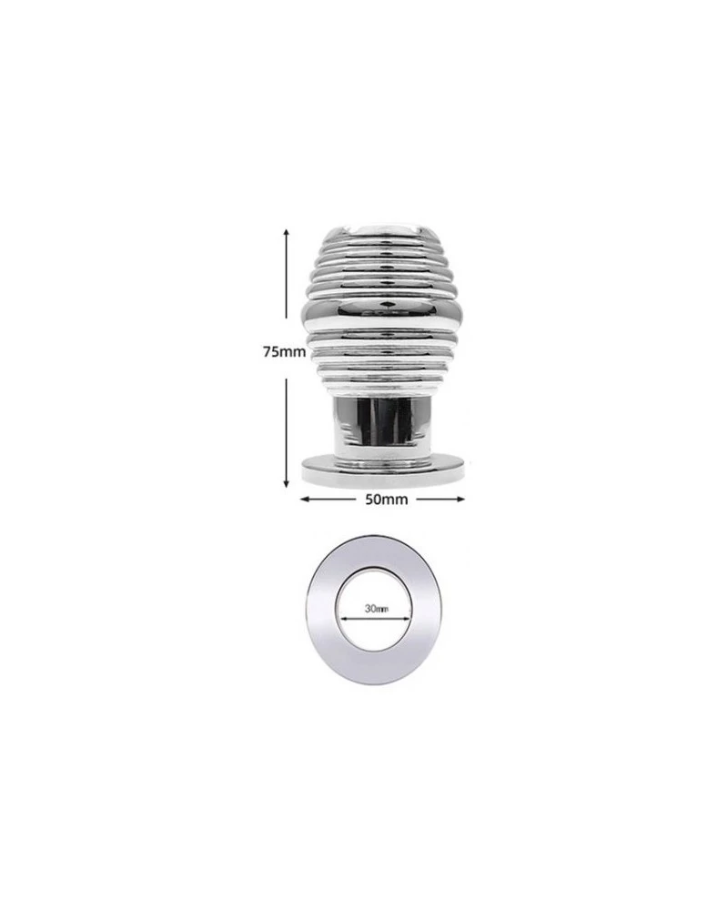Plug Tunnel En Métal Thread Hollow L 7 X 4.8cm 7 Plug Tunnel En Métal Thread Hollow L 7 X 4.8cm – Image 5
