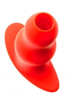 Plug Tunnel Stretch Rouge Medium 13 X 6.4cm -Magasin De Jouets Sexuels plug tunnel stretch rouge medium 13 x 64cm 2
