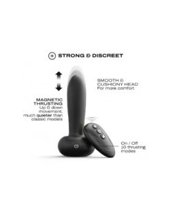 Plug Va-et-Vient Deep Thrust Dorcel 11 X 3.4cm -Magasin De Jouets Sexuels plug va et vient deep thrust dorcel 11 x 34cm 2