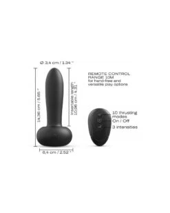 Plug Va-et-Vient Deep Thrust Dorcel 11 X 3.4cm -Magasin De Jouets Sexuels plug va et vient deep thrust dorcel 11 x 34cm 3