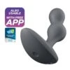 Plug Vibrant Connecté Deep Diver Satisfyer 8 X 3.3cm Noir -Magasin De Jouets Sexuels plug vibrant connecte deep diver satisfyer 8 x 33cm noir