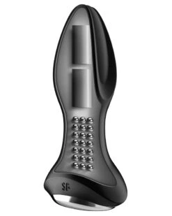 Plug Vibrant Connecté Rotator 2 Satisfyer 10 X 4cm Noir -Magasin De Jouets Sexuels plug vibrant connecte rotator 2 satisfyer 10 x 4cm noir 3