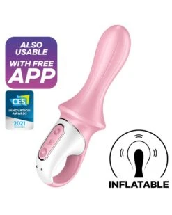Plug Vibrant Gonflable Air Pump Booty 5+ Satisfyer 10 X 5cm -Magasin De Jouets Sexuels plug vibrant gonflable air pump booty 5 satisfyer 10 x 5cm 6