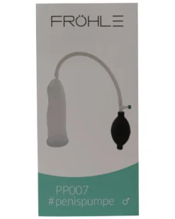 Pompe à Pénis Ajustée Fröhle 18 X 4.5cm - Poire -Magasin De Jouets Sexuels pompe a penis ajustee frohle 18 x 45cm poire 1
