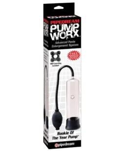 Pompe à Pénis Worx Rookie 19 X 5 Cm Blanc -Magasin De Jouets Sexuels pompe a penis worx rookie 19 x 5 cm blanc 1