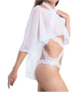 Poncho Tulle Et Dentelle - Collection Exclusive Paradise Boutik -Magasin De Jouets Sexuels poncho tulle et dentelle collection exclusive paradise boutik 3
