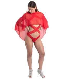 Poncho Tulle Et Dentelle - Collection Exclusive Paradise Boutik -Magasin De Jouets Sexuels poncho tulle et dentelle collection exclusive paradise boutik 7