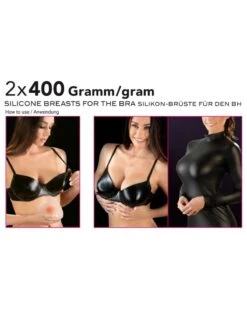 Prothèses Seins En Silicone 2 X 400g -Magasin De Jouets Sexuels protheses seins en silicone 2 x 400g 3