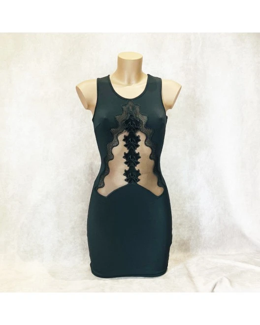 Robe Moulante Dos Nu En Tulle - OutX 3 Robe Moulante Dos Nu En Tulle - OutX