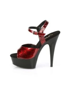 Sandales à Talon Et Plateforme Serpent Vernis - Pleaser USA -Magasin De Jouets Sexuels sandales a talon et plateforme serpent vernis pleaser usa 2