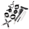 Set BDSM 8 Pièces Similicuir Et Rivets -Magasin De Jouets Sexuels set bdsm 8 pieces similicuir et rivets 3