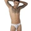 Slip Brésilien En Dentelle Blanche - Eros Veneziani -Magasin De Jouets Sexuels slip bresilien en dentelle blanche eros veneziani