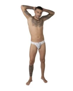 Slip Brésilien En Dentelle Blanche - Eros Veneziani -Magasin De Jouets Sexuels slip bresilien en dentelle blanche eros veneziani 2