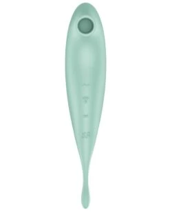 Stimulateur à Clitoris Connecté Twirling Pro Satisfyer Vert -Magasin De Jouets Sexuels stimulateur a clitoris connecte twirling pro satisfyer vert 5