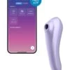 Satisfyer Stimulateur De Clitoris Connecté DUAL PLEASURE Mauve -Magasin De Jouets Sexuels stimulateur de clitoris connecte dual pleasure mauve