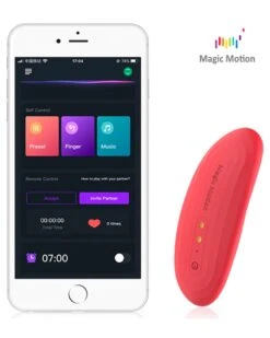 Stimulateur De Clitoris Connecté Magic Nyx Rouge