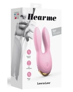 Love To Love Stimulateur De Clitoris Hear Me 11.5 X 5cm Rose -Magasin De Jouets Sexuels stimulateur de clitoris hear me 115 x 5cm rose 1