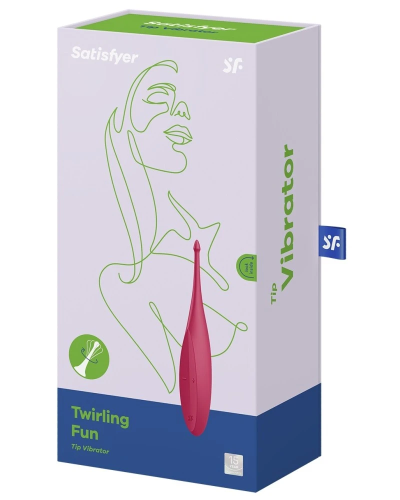 Stimulateur Twirling Fun Satisfyer 17cm Rouge 4 Stimulateur Twirling Fun Satisfyer 17cm Rouge – Image 2