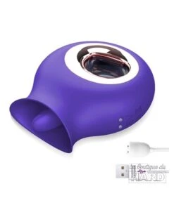 Stimulateur Vibrant Licking Tongue Violet -Magasin De Jouets Sexuels stimulateur vibrant licking tongue violet 6