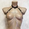 Top Harnais Bijou Ouvert Sur Les Seins -Magasin De Jouets Sexuels top harnais bijou ouvert seins