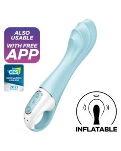 Vibro Gonflable Air Pump Vibrator 5+ Satisfyer 12 X 3.5cm -Magasin De Jouets Sexuels vibro gonflable air pump vibrator 5 satisfyer 12 x 35cm 6