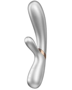 Vibro Rabbit Connecté Hot Lover Satisfyer 20 X 3cm Silver