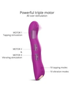 Vibro Swap Love To Love 21cm Violet -Magasin De Jouets Sexuels vibro swap love to love 21cm violet 2